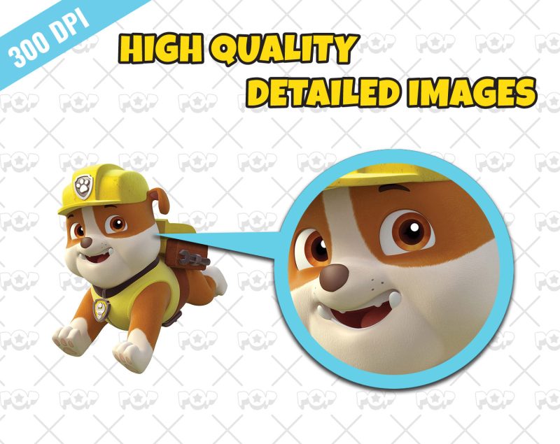 Paw Patrol 100 cliparts bundle, transparent PNG, designs for decoration / sublimation, instant download